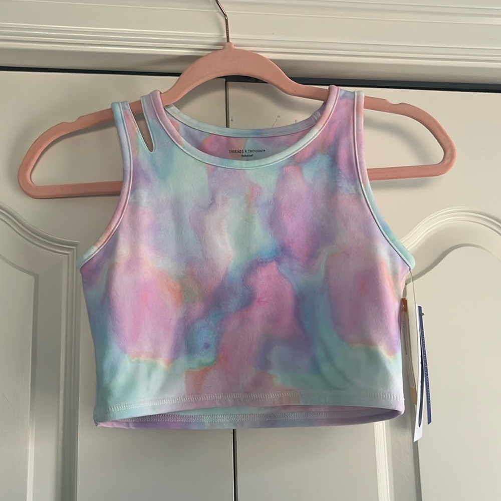 Girls sports bra crop top